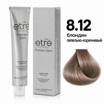 Профессиональная краска 8.12 — пепельно-коричневый блондин